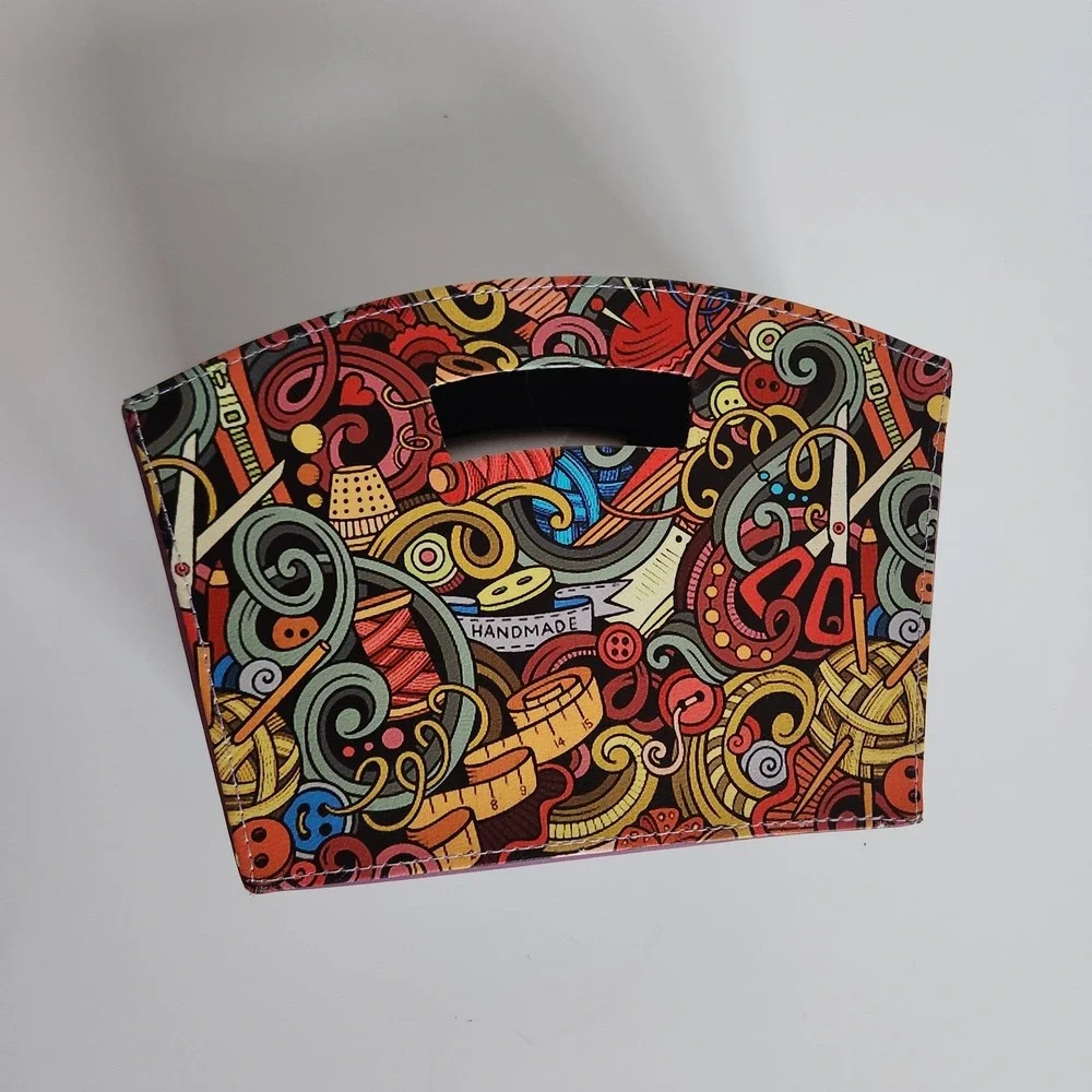 Craft Storage Bin Organizer Basket Sewing Scissors Yarn‎ Buttons